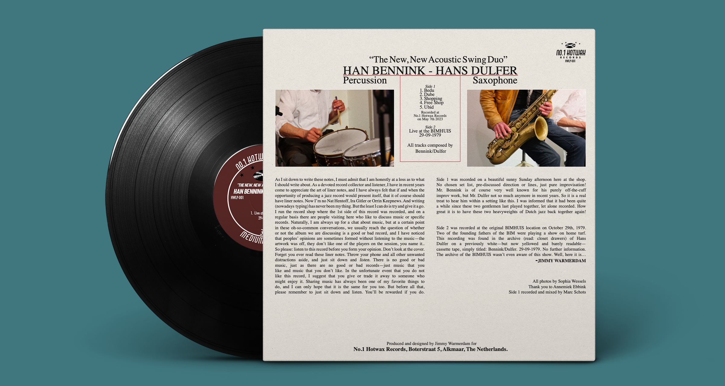Bennink / Dulfer cover back